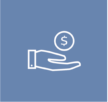 Ilustración decorativa de dinero. 